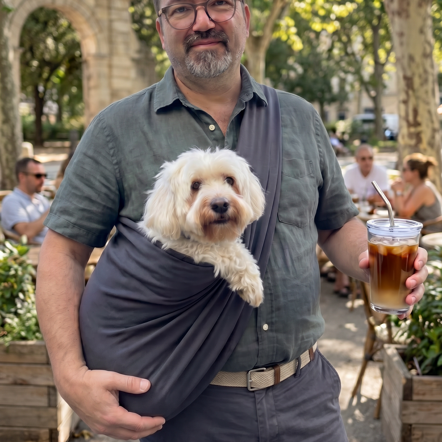 Antrasit Yazlık Köpek Ana Kucağı
