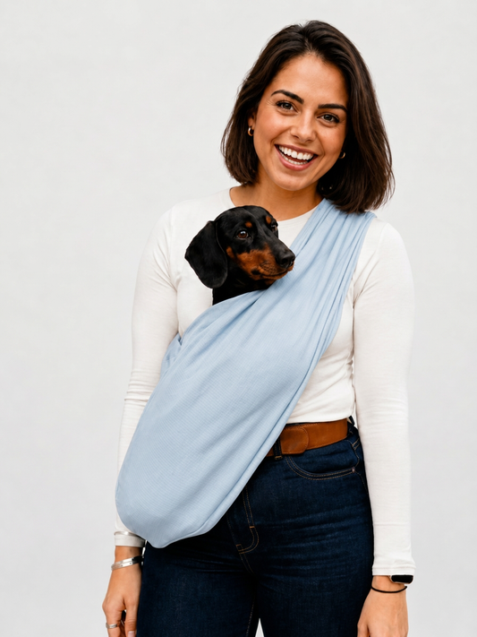 Bebe Mavisi Yazlık Köpek Ana Kucağı